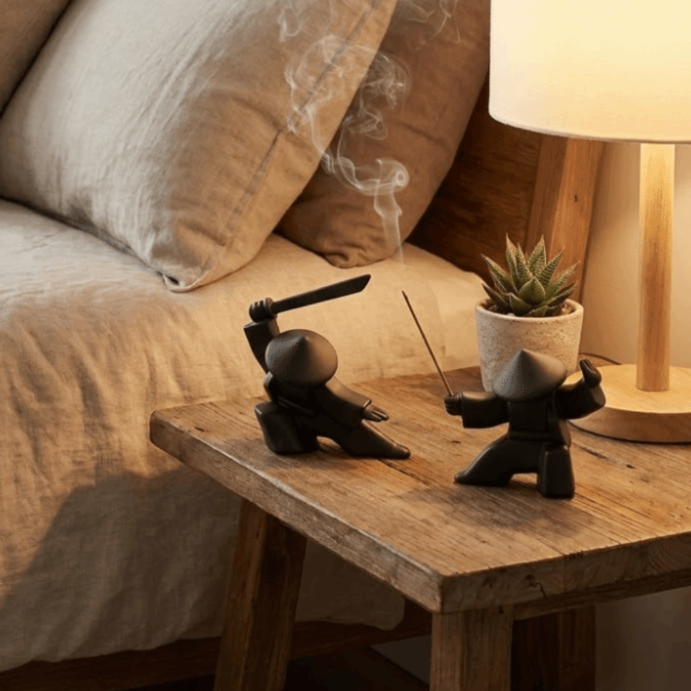 Incense Cone Holder - Porte-encens samouraï imprimé en 3D, figurine
