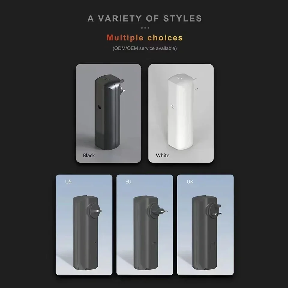 Home Fragrance Accessories - Diffuseur d'huiles essentielles enfichable mural, désodorisant