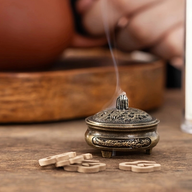 Home Fragrance Miniso - Brûleur d'encens de poche en laiton