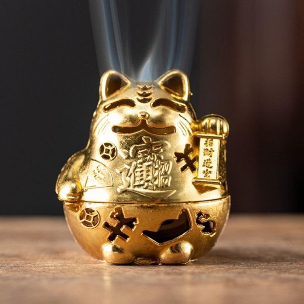 Home Fragrance Miniso - Brûleur d'encens chat porte-bonheur à motifs