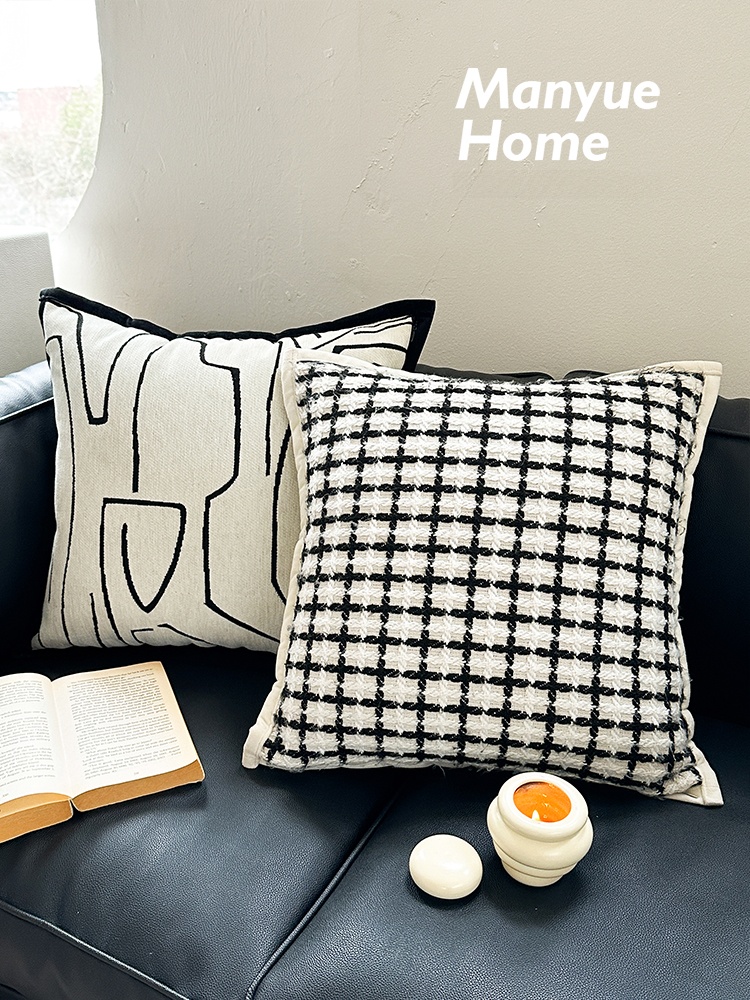 Housse de coussin à carreaux n - Home Fragrance French avis et prix