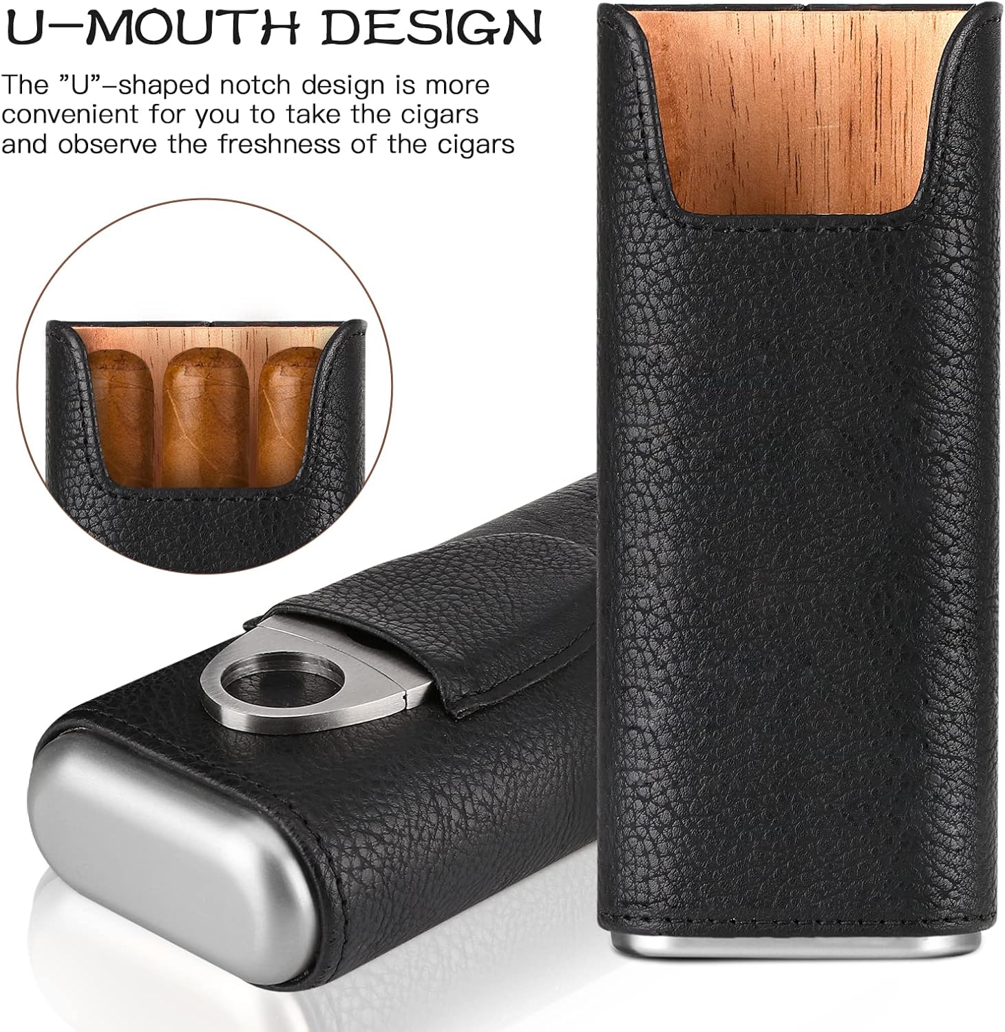 Étui à cigares en cuir - Doubl - Home Fragrance Maple Walnut avis et prix