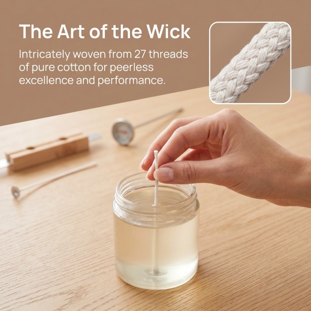 100 mèches de bougie en coton  - Soy Wax Flake avis et prix