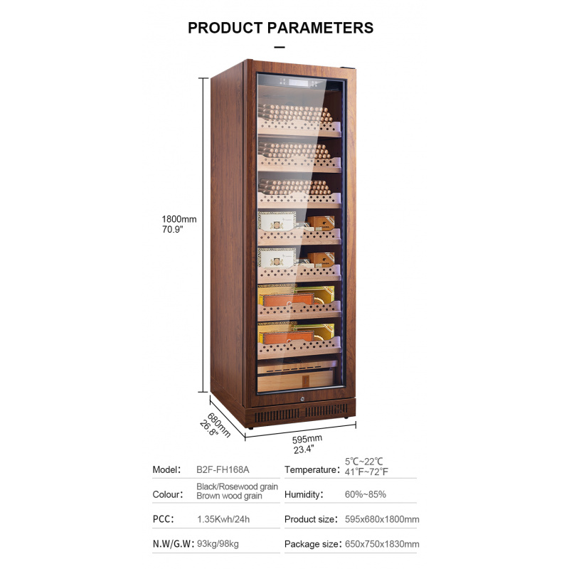 Armoire électronique d'humidor - Home Fragrance Maple Walnut avis et prix