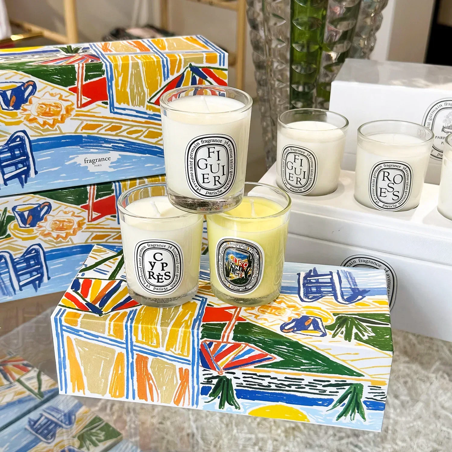 Bougie d'aromathérapie parfumé - Home Fragrance French avis et prix
