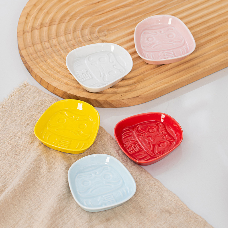 Plat à Sauce Daruma en céramiq - Incense Cone Holder avis et prix