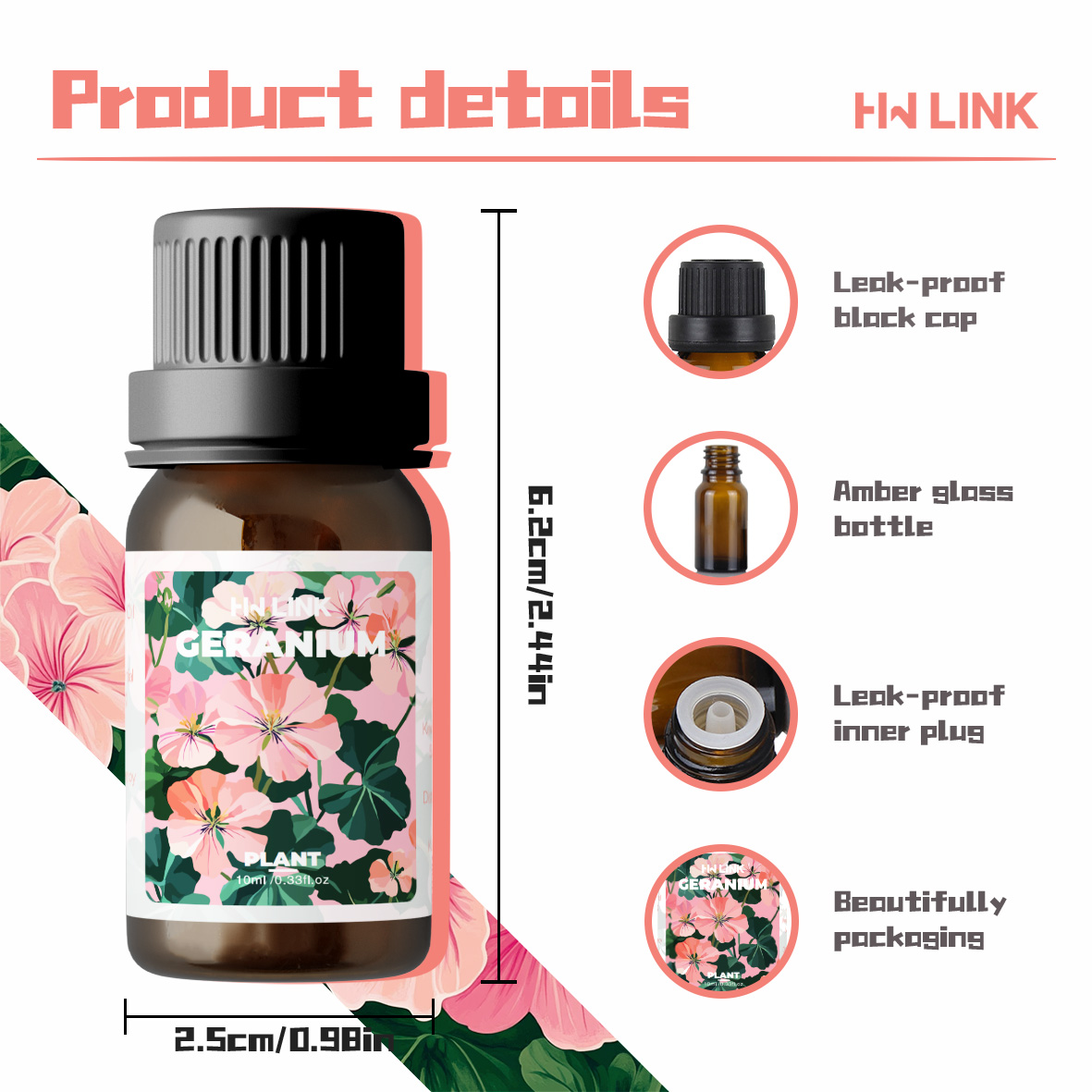 Huile essentielle de géranium  - Home Fragrance Accessories avis et prix