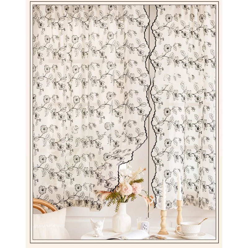 Voilage en dentelle rétro fran - Home Fragrance French avis et prix