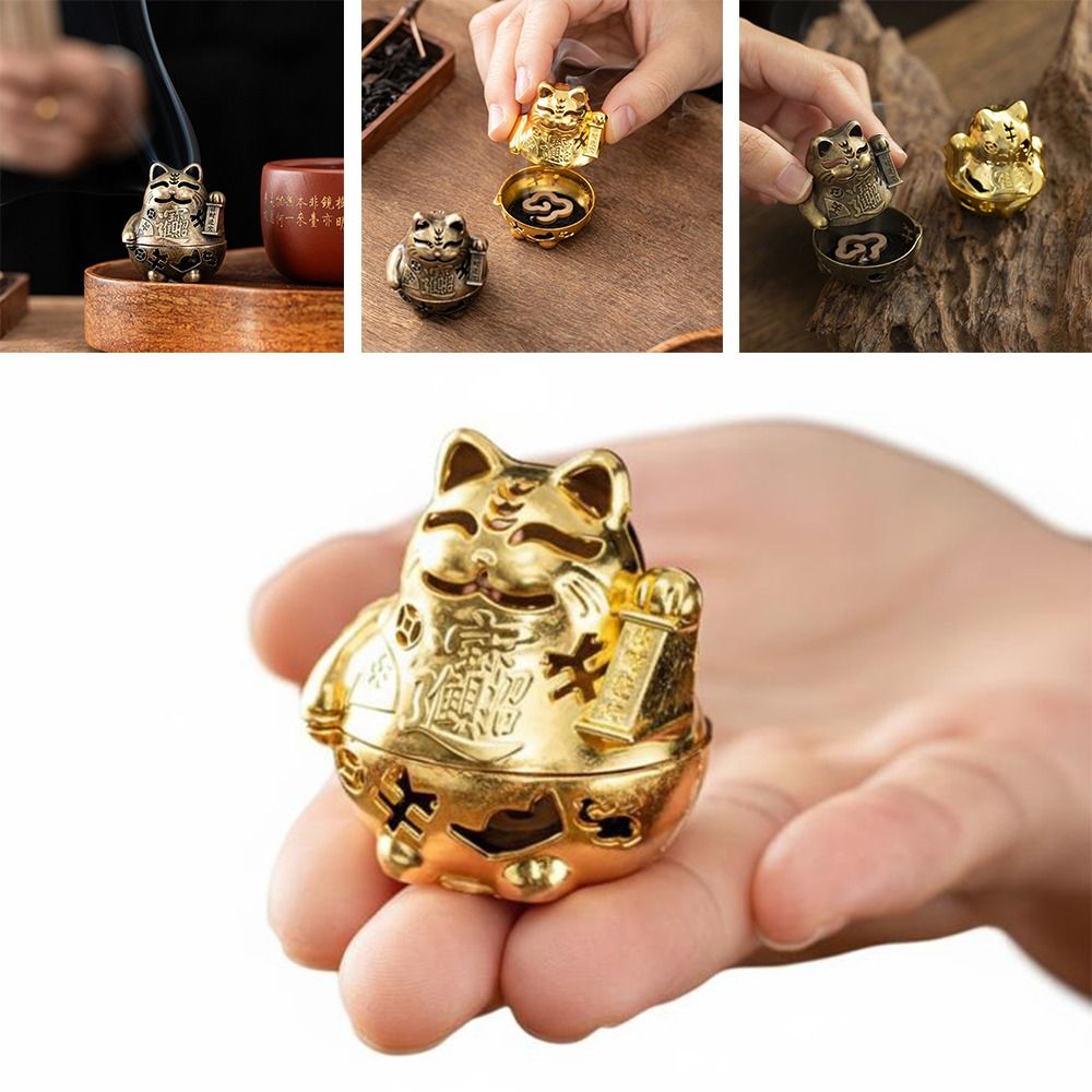 Brûleur d'encens chat porte-bo - Home Fragrance Miniso avis et prix