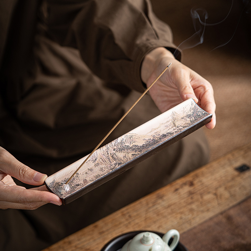 Nouveau Antique chinois émail  - Incense Cone Holder avis et prix