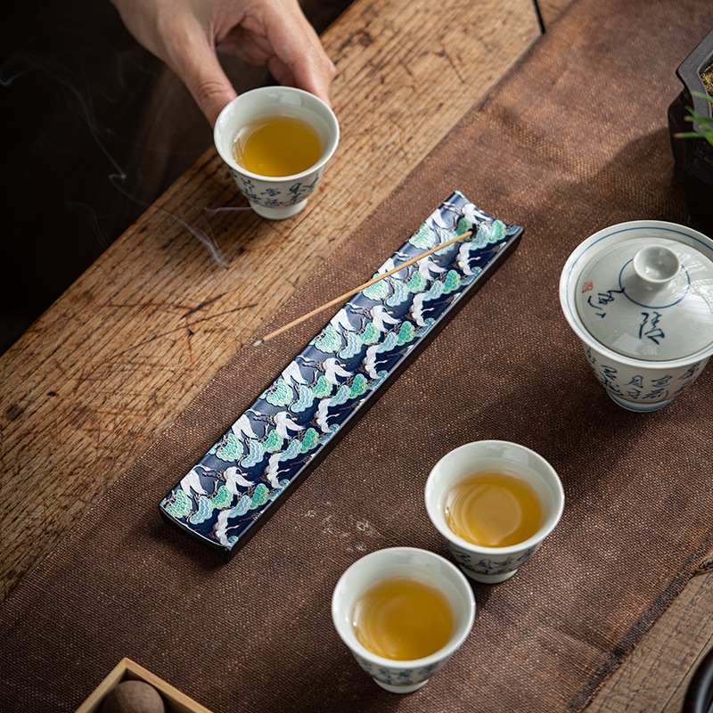 Nouveau Antique chinois émail  - Incense Cone Holder avis et prix
