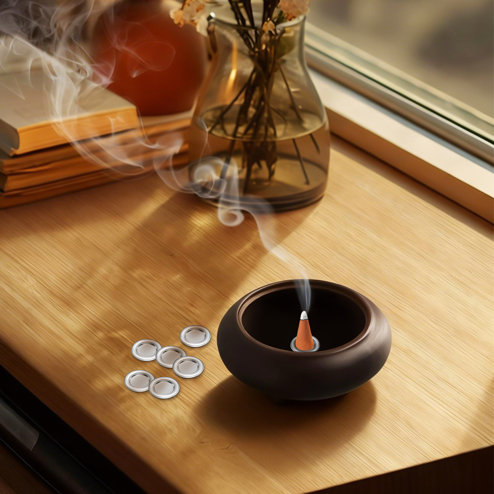 Plateau à encens en métal, 20  - Incense Cone Holder avis et prix