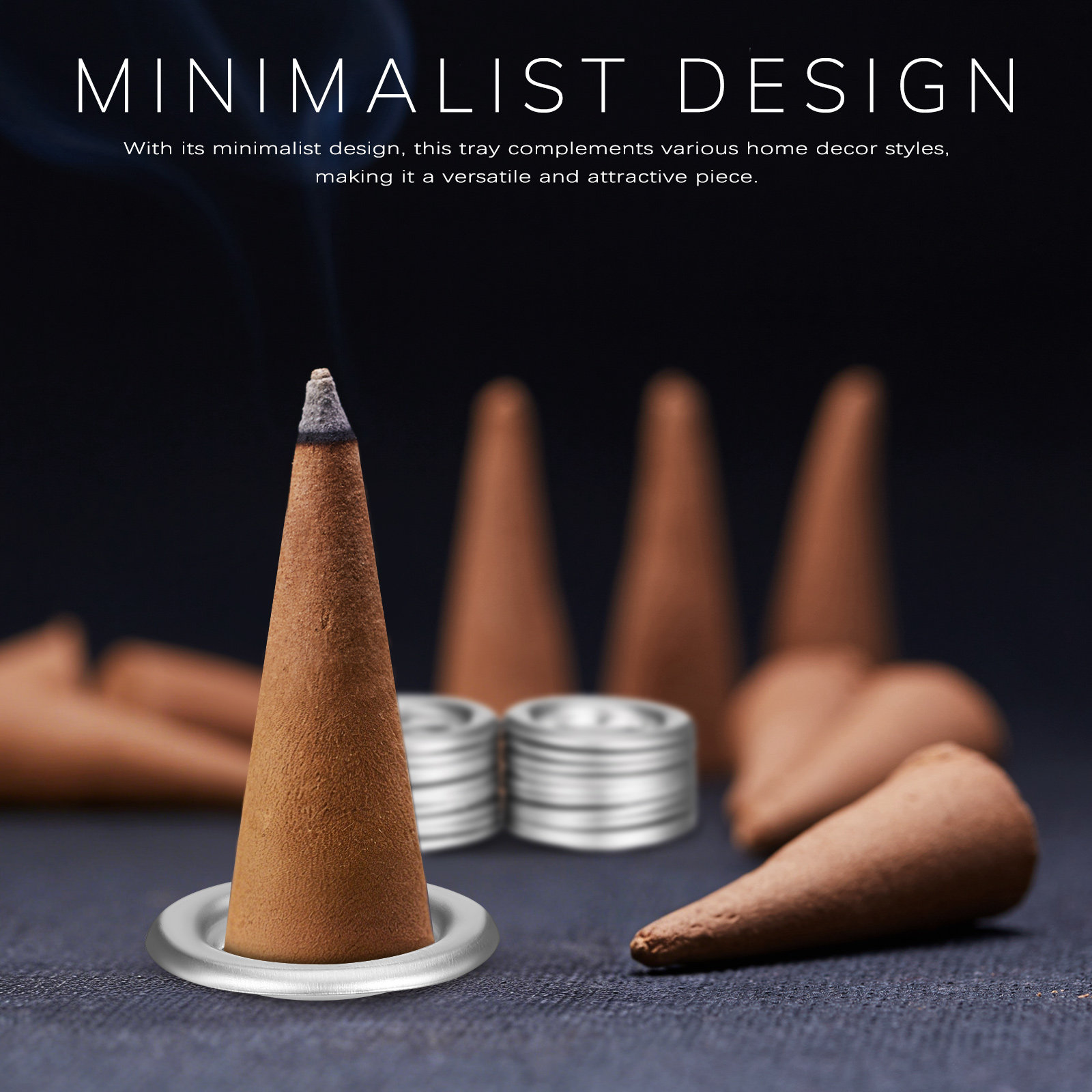 Plateau à encens en métal, 20  - Incense Cone Holder avis et prix