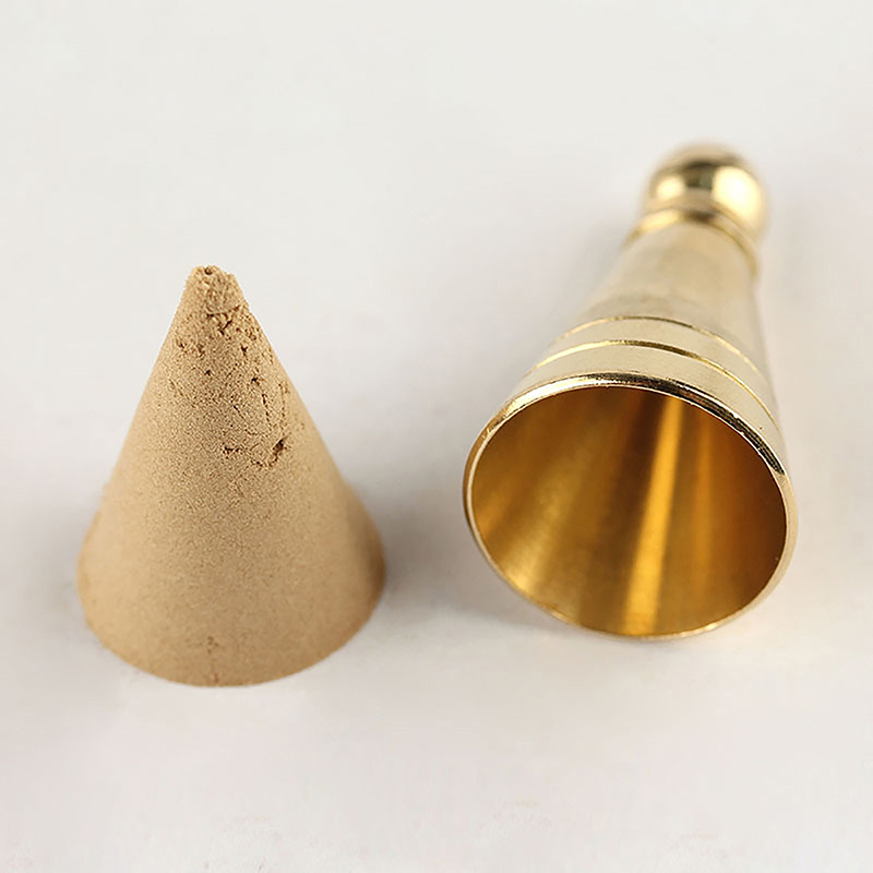 Moule à encens en laiton en fo - Incense Cone Holder avis et prix